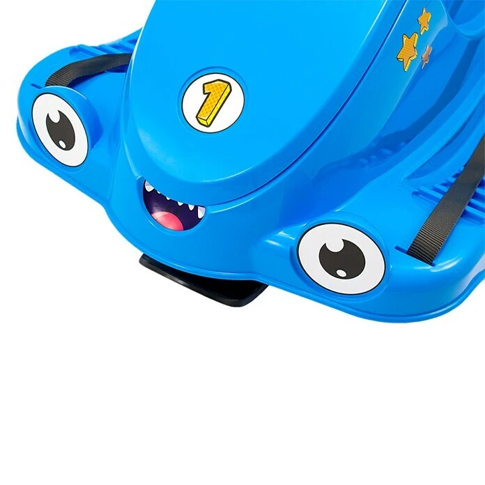 KHW Kunststoffschlitten Snow Quad 91 X 48 Cm, Max. Belastung: 30 Kg, Eisblau 7 KHW Kunststoffschlitten Snow Quad 91 X 48 Cm, Max. Belastung: 30 Kg, Eisblau – Bild 5