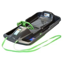 KHW Kunststoffschlitten Snow Fox 95 X 50 Cm, Max. Belastung: 65 Kg, Anthrazit -Grillausrüstung 12 2227