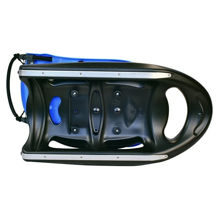 KHW Kunststoffschlitten Baby Fun 107 X 45 Cm, Max. Belastung: 18 Kg, Anthrazit/ Blau 5 KHW Kunststoffschlitten Baby Fun 107 X 45 Cm, Max. Belastung: 18 Kg, Anthrazit/ Blau – Bild 3