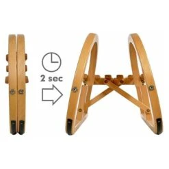 Colint Hörnerschlitten Klappbar Max. Belastung: 80 Kg, Holz, Natur 7 Colint Hörnerschlitten Klappbar Max. Belastung: 80 Kg, Holz, Natur -Grillausrüstung 12 2265