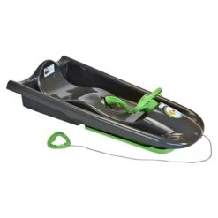 KHW Kunststoffschlitten Snow Flyer 100 X 52 Cm, Max. Belastung: 85 Kg, Anthrazit -Grillausrüstung 12 2270