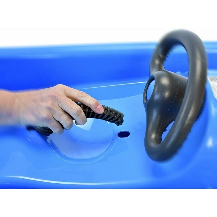 KHW Kunststoffschlitten Snow Flyer 100 X 52 Cm, Max. Belastung: 85 Kg, Eisblau 5 KHW Kunststoffschlitten Snow Flyer 100 X 52 Cm, Max. Belastung: 85 Kg, Eisblau – Bild 3