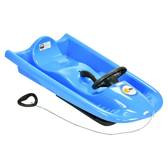 KHW Kunststoffschlitten Snow Flyer 100 X 52 Cm, Max. Belastung: 85 Kg, Eisblau 7 KHW Kunststoffschlitten Snow Flyer 100 X 52 Cm, Max. Belastung: 85 Kg, Eisblau – Bild 5