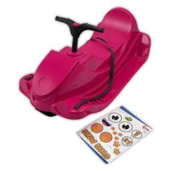 KHW Kunststoffschlitten Snow Quad 91 X 48 Cm, Max. Belastung: 30 Kg, Pink -Grillausrüstung 12 2299