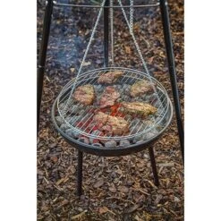 Grillstar Schwenkgrill Louisiana Schwarz, Hauptgrillfläche: Ø 47 Cm -Grillausrüstung 12 233
