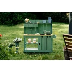 Muddy Buddy Matschküche Explorer L X B X H: 102 X 40 X 105 Cm, Zypresse, Salbeigrün 12 Muddy Buddy Matschküche Explorer L X B X H: 102 X 40 X 105 Cm, Zypresse, Salbeigrün -Grillausrüstung 12 2332