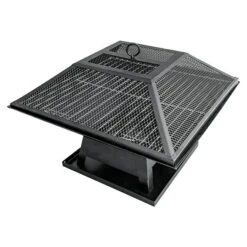 Grillstar Holzkohlegrill Firebowl Schwarz, Hauptgrillfläche: 43 X 43 Cm, L X B X H: 45 X 45 X 34,5 Cm