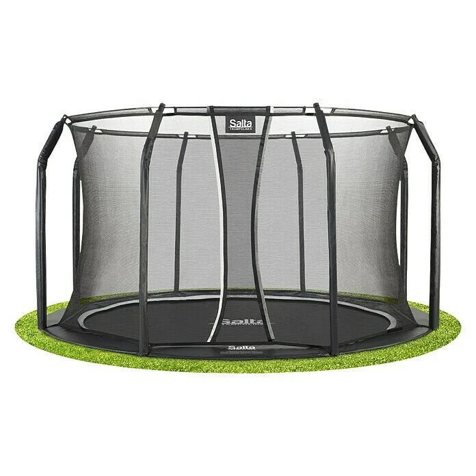 Salta Trampolin Royal Baseground Durchmesser: 251 Cm, Schwarz, Sicherheitsnetz 3 Salta Trampolin Royal Baseground Durchmesser: 251 Cm, Schwarz, Sicherheitsnetz
