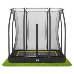 Salta Trampolin Comfort Edition Ground 214 X 153 Cm, Schwarz