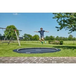 Salta Trampolin Royal Baseground Durchmesser: 396 Cm, Schwarz -Grillausrüstung 12 2472