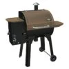 Buschbeck Pelletgrill Grill San Diego Hauptgrillfläche: 56 X 50 Cm, Stahl, Braun/Metallic