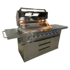 Buschbeck Outdoorküche Bristol L X B X H: 214,8 X 64,5 X 119 Cm, Edelstahl, Hauptgrillfläche: 96 X 45,4 Cm, Anzahl Brenner: 8 12 Buschbeck Outdoorküche Bristol L X B X H: 214,8 X 64,5 X 119 Cm, Edelstahl, Hauptgrillfläche: 96 X 45,4 Cm, Anzahl Brenner: 8 -Grillausrüstung 12 2576