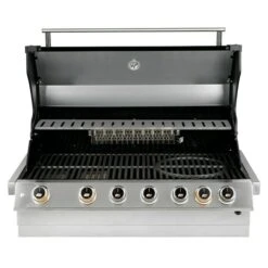 Kingstone KMS Gasgrill Cliff 605-II Built In Anzahl Brenner: 6, Hauptgrillfläche: 89,2 X 45 Cm, 14 KW, Schwarz -Grillausrüstung 12 2581