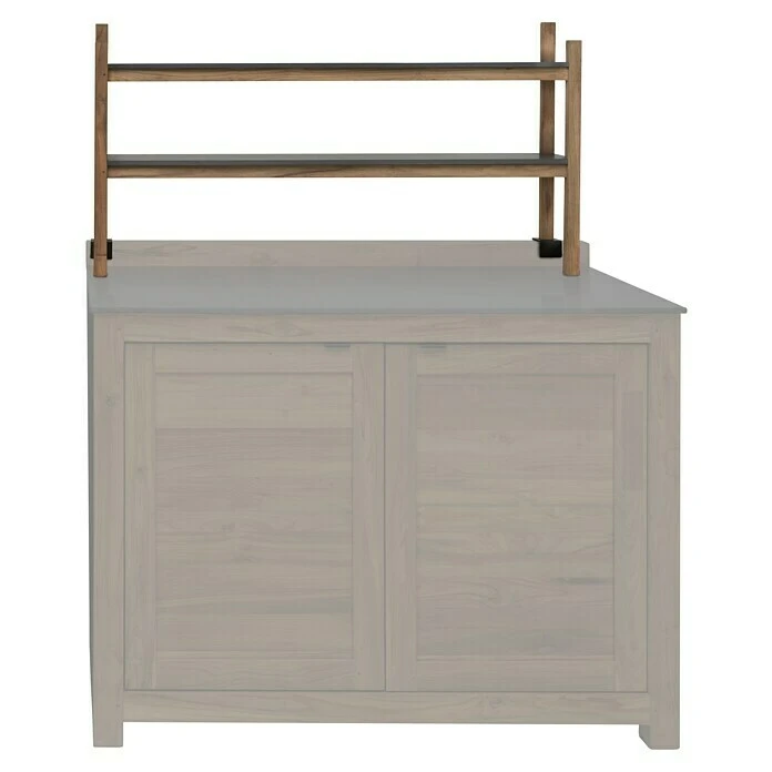 Sunfun Zoe Grillküchen-Modul Aufsatzregal Natur, L X B X H: 25 X 112 X 61 Cm 3 Sunfun Zoe Grillküchen-Modul Aufsatzregal Natur, L X B X H: 25 X 112 X 61 Cm