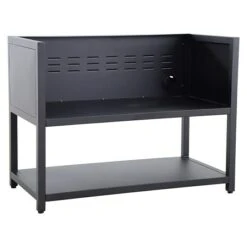 Sunfun Melina Grillküchen-Modul Grillunterschrank Schwarz, L X B X H: 60 X 119 X 90 Cm