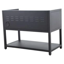 Sunfun Melina Grillküchen-Modul Grillunterschrank Schwarz, L X B X H: 60 X 119 X 90 Cm -Grillausrüstung 12 2603