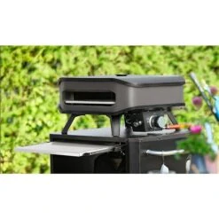 Cozze Unterschrank Edelstahl L X B X H: 60 X 60 X 80,5 Cm, Schwarz/Silber, Passend Für: Cozze Pizzaöfen -Grillausrüstung 12 2612