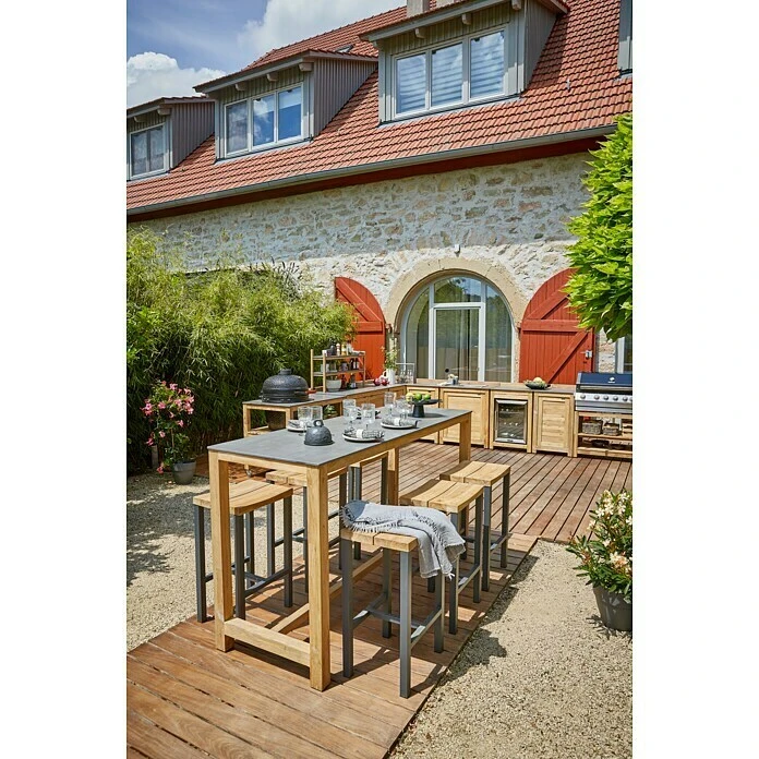 Sunfun Zoe Grillküchen-Modul Multifunktionsregal Natur, L X B X H: 63 X 67,5 X 94 Cm 8 Sunfun Zoe Grillküchen-Modul Multifunktionsregal Natur, L X B X H: 63 X 67,5 X 94 Cm – Bild 6