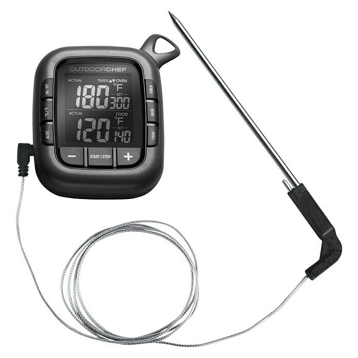 Outdoorchef Grill-Thermometer Gourmet Check Schwarz, Batteriebetrieben 3 Outdoorchef Grill-Thermometer Gourmet Check Schwarz, Batteriebetrieben