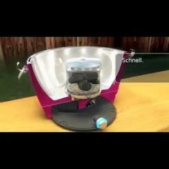 LotusGrill Raucharmer Holzkohlegrill Classic Limettengrün, Hauptgrillfläche: Ø 32 Cm -Grillausrüstung 12 276