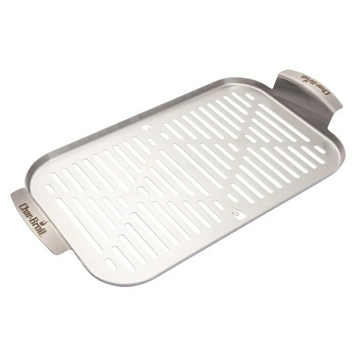 Char-Broil Grillpfanne Grill+ Edelstahl, L X B X H: 42 X 22 X 4 Cm 3 Char-Broil Grillpfanne Grill+ Edelstahl, L X B X H: 42 X 22 X 4 Cm