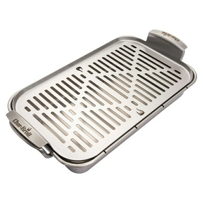 Char-Broil Grillpfanne Grill+ Edelstahl, L X B X H: 42 X 22 X 4 Cm 6 Char-Broil Grillpfanne Grill+ Edelstahl, L X B X H: 42 X 22 X 4 Cm – Bild 4