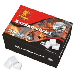 Flash Anzündwürfel 128 Stk., Paraffinbasis