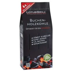 LotusGrill Buchen-Holzkohle 1 Kg