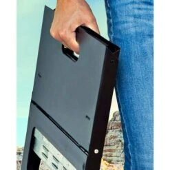 Grillstar Holzkohlegrill Schwarz, Hauptgrillfläche: 44 X 29 Cm, Klappbar -Grillausrüstung 12 297