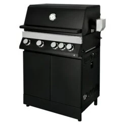 Kingstone KMS Gasgrillküche The Quad Four Anzahl Brenner: 4, Hauptgrillfläche: 70,2 X 45 Cm, 14 KW, Material Rost: Gusseisen -Grillausrüstung 12 31