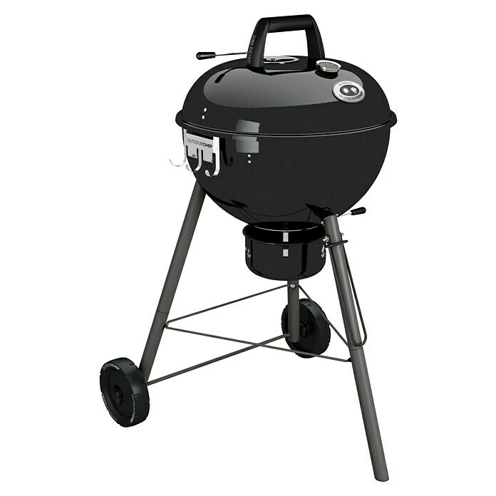 Outdoorchef Holzkohlegrill CHELSEA 480 C Schwarz, Hauptgrillfläche: Ø 45 Cm 4 Outdoorchef Holzkohlegrill CHELSEA 480 C Schwarz, Hauptgrillfläche: Ø 45 Cm – Bild 2