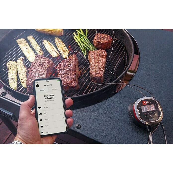 Weber Grill-Thermometer IGrill 2 Bluetooth, 2 Messfühler 5 Weber Grill-Thermometer IGrill 2 Bluetooth, 2 Messfühler – Bild 3
