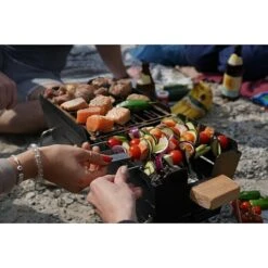 Knister Grillspieße 4 Stk., Edelstahl -Grillausrüstung 12 3357