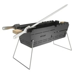 Knister Grillspieß Grillschwert 65 X 4,5 Cm, Edelstahl, 2 Stk. -Grillausrüstung 12 3373