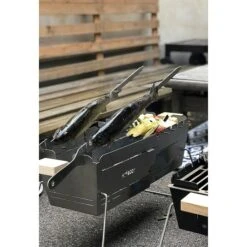 Knister Grillspieß Grillschwert 65 X 4,5 Cm, Edelstahl, 2 Stk. -Grillausrüstung 12 3375