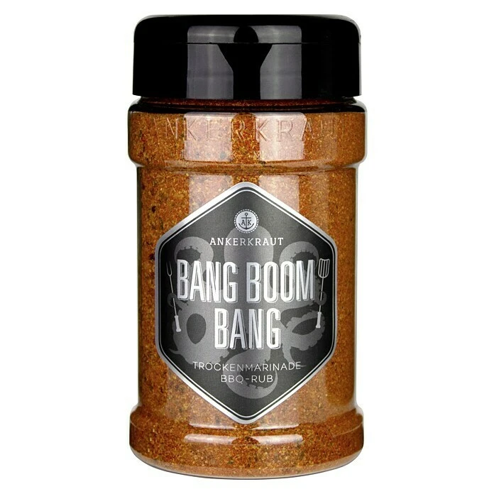 Ankerkraut Fleisch-Gewürzzubereitung Bang Boom Bang 210 G 3 Ankerkraut Fleisch-Gewürzzubereitung Bang Boom Bang 210 G