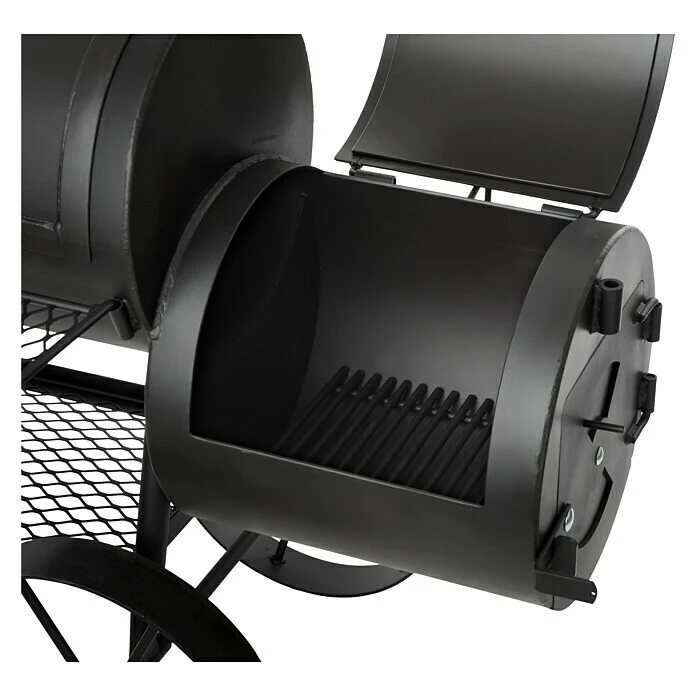 Joe´s Barbeque Smoker Classic Mit Rollwagen, Grillfläche Garkammer: 74 X 39 Cm 5 Joe´s Barbeque Smoker Classic Mit Rollwagen, Grillfläche Garkammer: 74 X 39 Cm – Bild 3