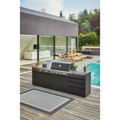 Kingstone Gasgrillküche The Quad Six Anzahl Brenner: 6, Hauptgrillfläche: 89,2 X 45 Cm, 21 KW, Material Rost: Edelstahl -Grillausrüstung 12 39