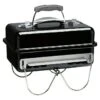 Weber Go-Anywhere Holzkohlegrill Schwarz, Hauptgrillfläche: 42 X 26 Cm -Grillausrüstung 12 390