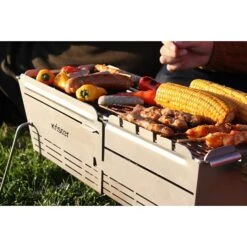 Knister Holzkohlegrill Premium Silbergrau, Hauptgrillfläche: 22 X 28 -52 Cm 10 Knister Holzkohlegrill Premium Silbergrau, Hauptgrillfläche: 22 X 28 -52 Cm -Grillausrüstung 12 398