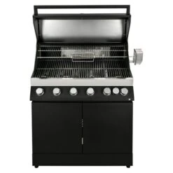 Kingstone Gasgrillküche The Quad Six Anzahl Brenner: 6, Hauptgrillfläche: 89,2 X 45 Cm, 21 KW, Material Rost: Edelstahl -Grillausrüstung 12 42