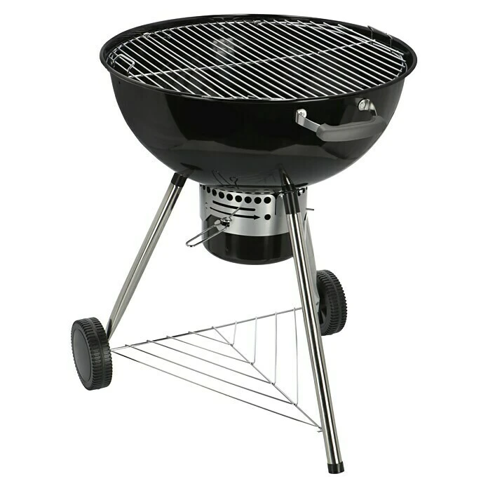 Kingstone Kugelgrill Bullet 66 Schwarz, Hauptgrillfläche: Ø 66 Cm 8 Kingstone Kugelgrill Bullet 66 Schwarz, Hauptgrillfläche: Ø 66 Cm – Bild 6