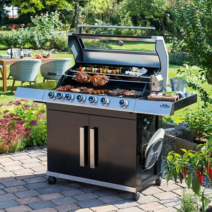 Kingstone KMS Gasgrill Cliff 650-1 Anzahl Brenner: 6, Hauptgrillfläche: 89 X 45 Cm, 24,5 KW 5 Kingstone KMS Gasgrill Cliff 650-1 Anzahl Brenner: 6, Hauptgrillfläche: 89 X 45 Cm, 24,5 KW – Bild 3