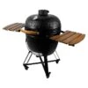 Kingstone Holzkohlegrill Kamado 51 Schwarz, Hauptgrillfläche: Ø 51,5 Cm -Grillausrüstung 12 532