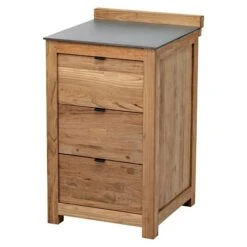 Grillausrüstung 23 Sunfun Zoe Grillküchen-Modul Schrank Mit Schublade, L X B X H: 63 X 58 X 92 Cm, Holz