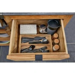 Sunfun Zoe Grillküchen-Modul Schrank Mit Schublade, L X B X H: 63 X 58 X 92 Cm, Holz -Grillausrüstung 12 59