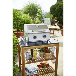 Grillstar Gasgrill Atlanta 200 T Anzahl Brenner: 2, Hauptgrillfläche: 40 X 33 Cm, 4,4 KW -Grillausrüstung 12 614