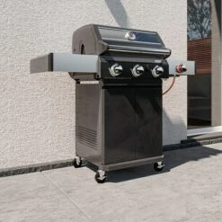 Grillstar Gasgrill Powerburner 350-1 Anzahl Brenner: 3, Hauptgrillfläche: 57 X 41 Cm, 8,79 KW -Grillausrüstung 12 649