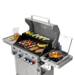 Tepro Gasgrill Wellington Anzahl Brenner: 4, Hauptgrillfläche: 66 X 38 Cm, 14,2 KW -Grillausrüstung 12 655