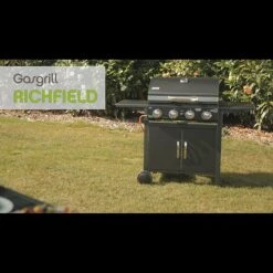 Tepro Gasgrill Richfield Anzahl Brenner: 4, Hauptgrillfläche: 58 X 44 Cm, 3 KW -Grillausrüstung 12 723